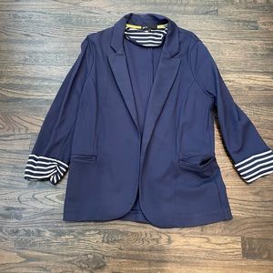 Gibson 3/4 Sleeve Knit Jacket